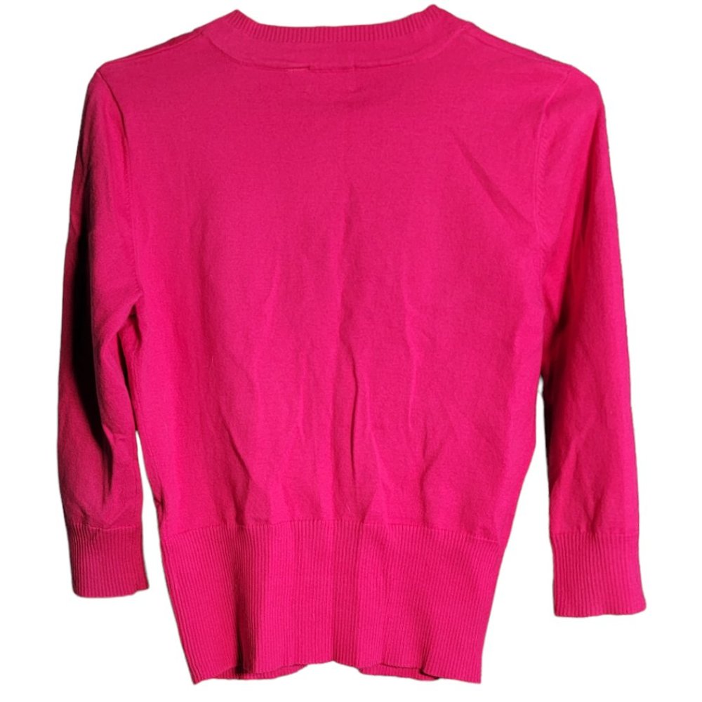Mexx V-Neck Button Down Pink Cardigan Pink Sweater Size S - Picture 3 of 7